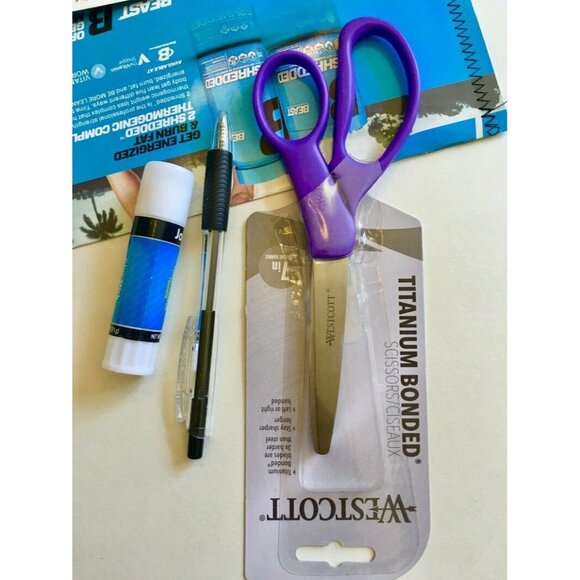 Fitness Junk Journal Writing Kit Blank Smash Book Handmade Ephemera Included u - Picture 2 of 12